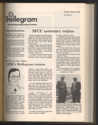 Shellegram, Vol. 45, No. 2, March 27, 1980