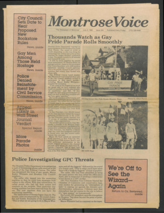 Montrose Voice, No. 245, July 5, 1985