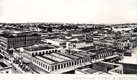 Looking east and south from city hall tower