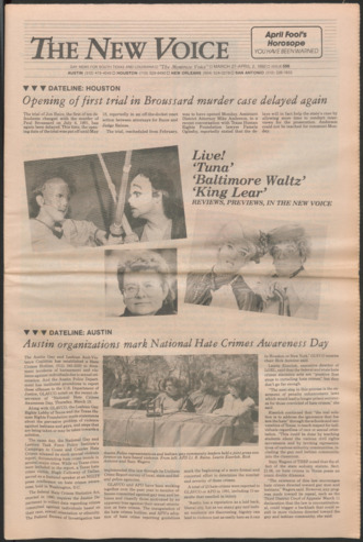 The New Voice, No. 596, March 27-April 2, 1992