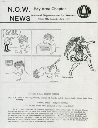 NOW News Bay Area Chapter, Vol. 7, No. 6, June 1979