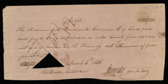 Pay certificate for James W. Robinson