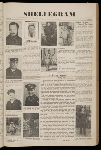 The Shellegram, Vol. 8, No. 3, May 10, 1943