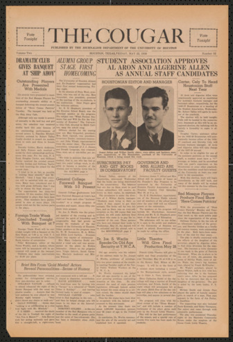 The Cougar, Vol. 2, No. 32, May 22, 1936