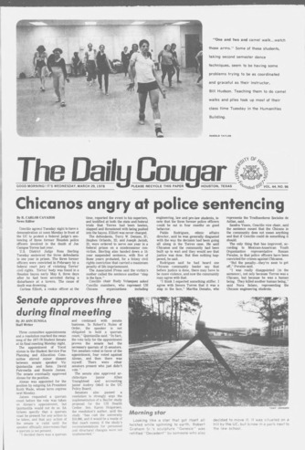 The Daily Cougar. Vol, 44, No.96, March 29, 1978.