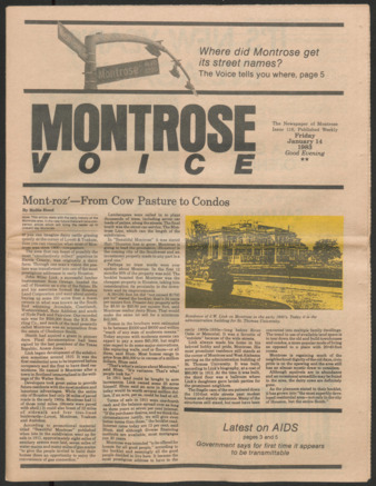 Montrose Voice, No. 116, January 14, 1983