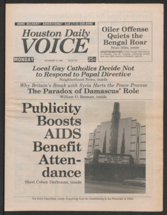 Montrose Voice, No. 316, November 10, 1986