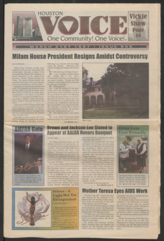 Houston Voice, No. 856, March 21, 1997