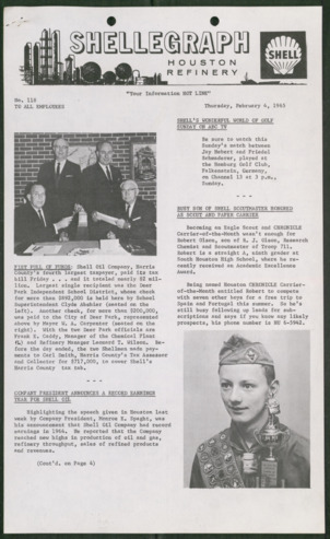 Shellegraph, No. 118, February 4, 1965