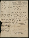Letter from Eugene T. Heiner to John Browne, 1893 November 4