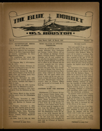 The Blue Bonnet, Vol. 2, No. 12, March 23, 1935