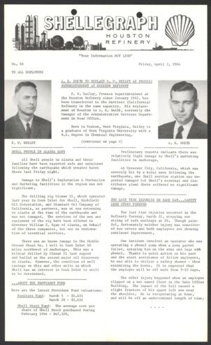 Shellegraph, No. 66, April 3, 1964 