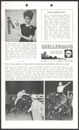 Shellegraph, No. 191, July 1, 1966, Special Graduate Edition