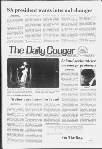 The Daily Cougar. Vol. 45, No. 118, April 2, 1979.