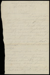 Letter from William Edgerton to Dorothy Edgerton, regarding his food rations