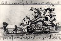 Float in the Tekram Parade postcard