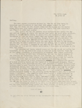 Letter from Capt. O. C. McDavid to Inez McDavid, 1945 April 24