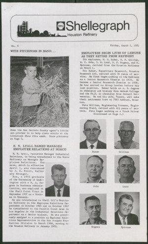 Shellegraph, No. 9, March 5, 1971