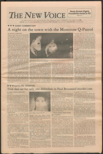 The New Voice, No. 586, January 17-23, 1992