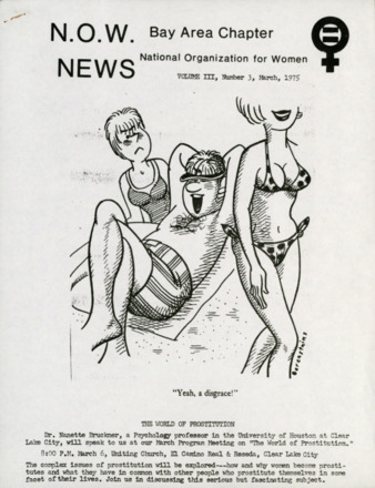 NOW News Bay Area Chapter, Vol. 3, No. 3, March 1975