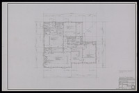 Job 78-12, 5524 Woodway, Sheet 3: Second floor plan
