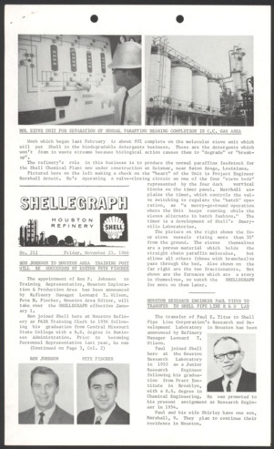 Shellegraph, No. 212, November 25, 1966