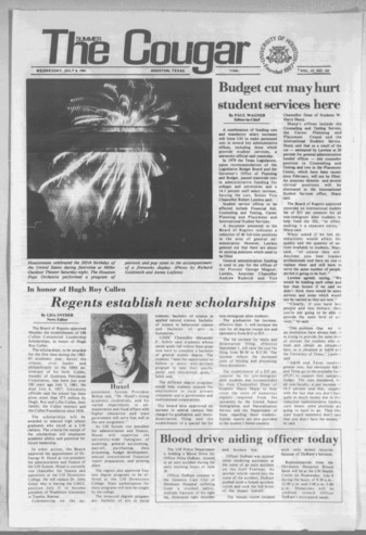 The Summer Cougar. Vol. 47, No. 142, July 8, 1981.