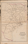 Railroad map of Texas, East of the one hundredth meridian