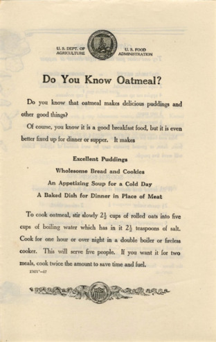 Do You Know Oatmeal?
