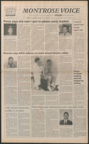 Montrose Voice, No. 491, March 23, 1990