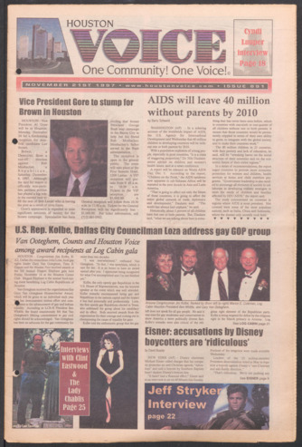 Houston Voice, No. 891, November 21, 1997