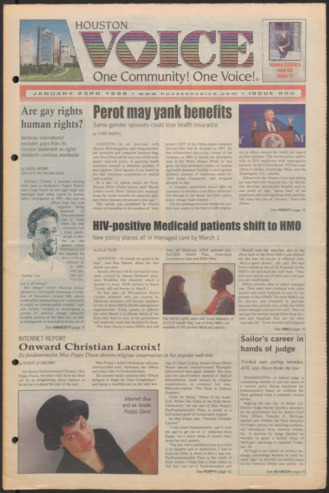 Houston Voice, No. 900, January 23, 1998