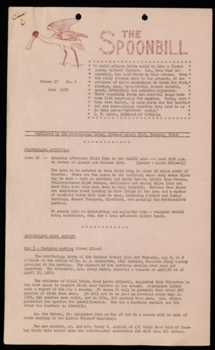 The Spoonbill, Vol. 4, No. 2, June 1955