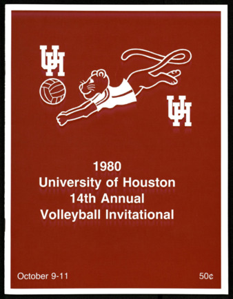1980 University of Houston 14th Annual Volleyball Invitational & 14th Annual University of Houston Volleyball Invitational