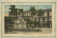 India statue and park