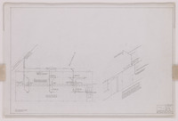 Job 67-16, Mel Croan Motors, Sheet P-1: Plumbing plan