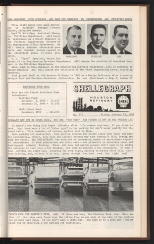 Shellegraph, No. 219, January 13, 1967