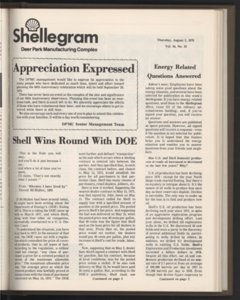 Shellegram, Vol. 44, No. 31, August 2, 1979