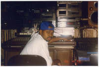 DJ Screw at Samplified Digital Recording Studio during the recording of 3 N tha Mornin' in 1996