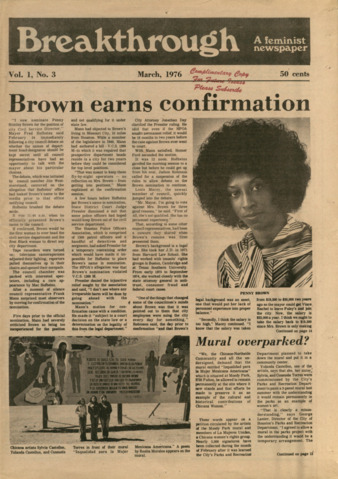 Breakthrough, Vol. 1, No. 3, March 1976