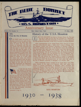 The Blue Bonnet, Vol. 6, No. 11, June 17, 1938