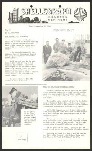 Shellegraph, No. 38, December 20, 1963 