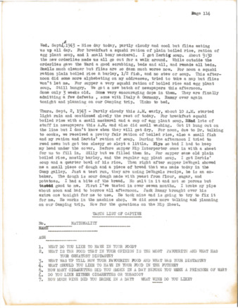 James E. Reynolds' diary