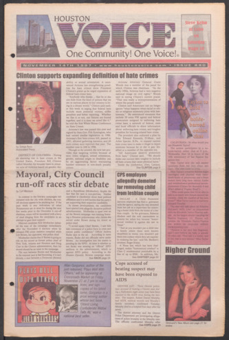 Houston Voice, No. 890, November 14, 1997