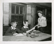 Student purchasing a ticket