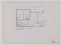 Job 67-17, Unidentified apartment project, Sheet 15: Type M unit floor plan