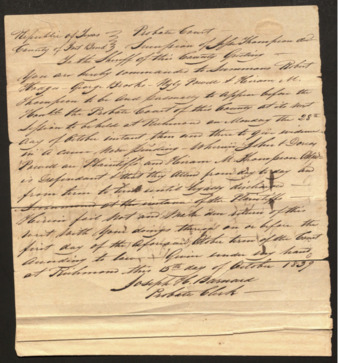 Letter from the Probate Court