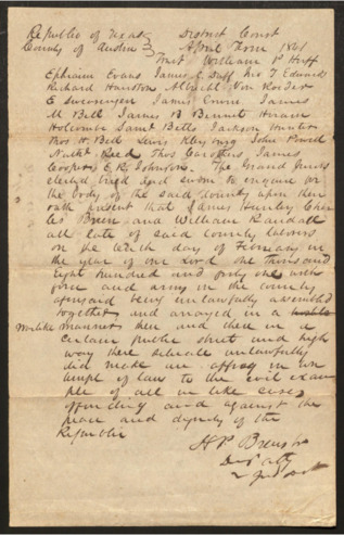 Probate court document