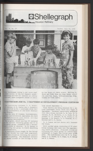 Shellegram, Vol. 37, No. 27, July 14, 1972