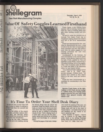 Shellegram, Vol. 43, No. 23, June 8, 1978